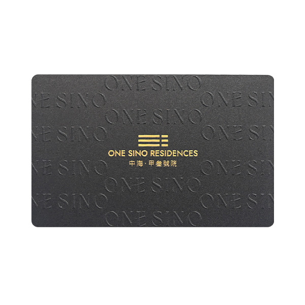 NFC拉絲金拉絲銀浮雕工藝智能卡定制3